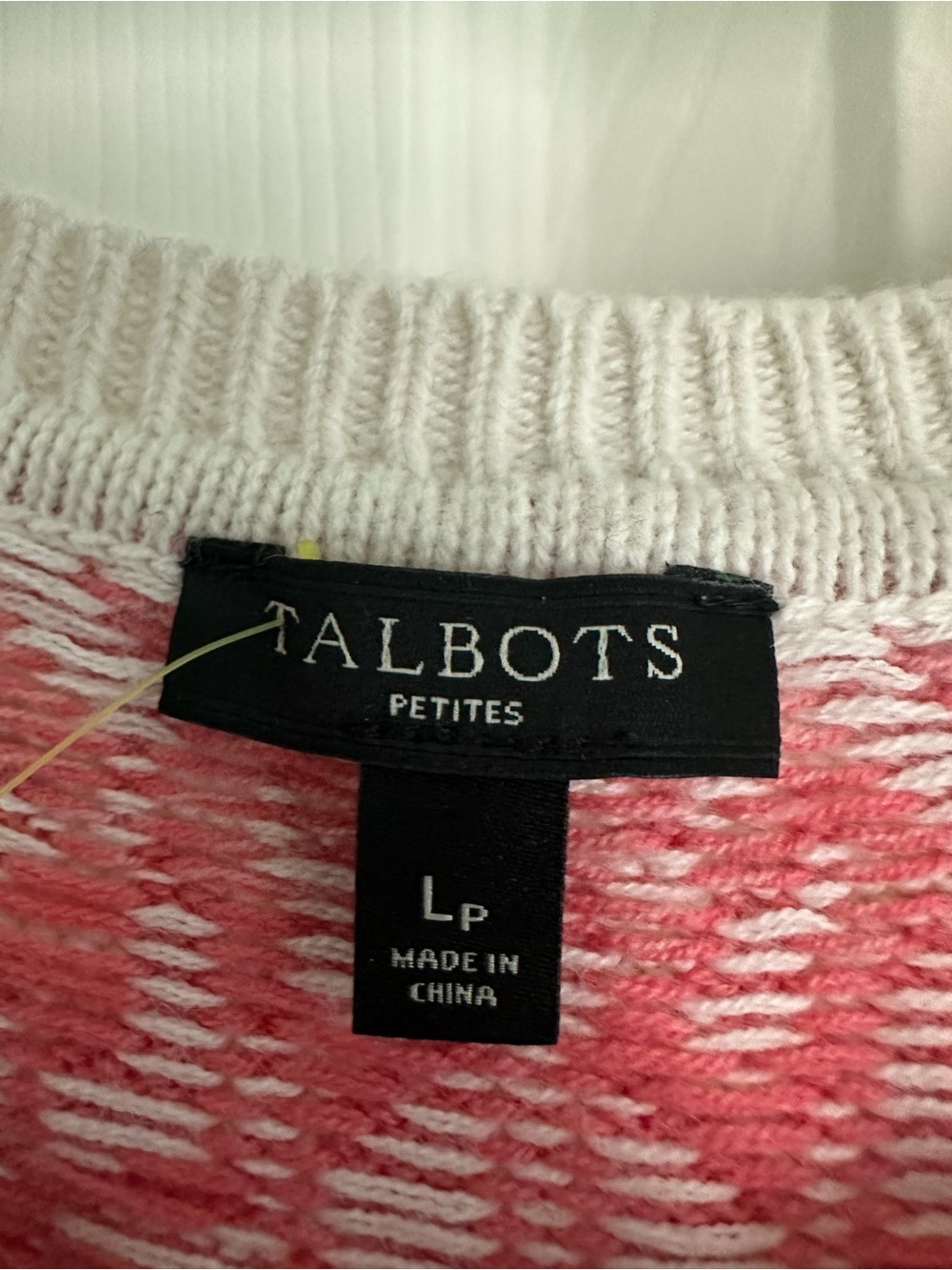 Talbot’s Lambswool Blended Crewneck Sweater Women’s size Petite Large - Picture 2 of 5